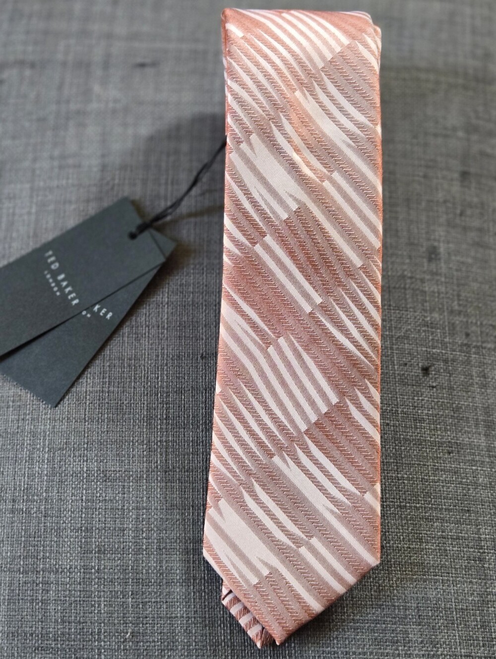 Ted Baker London Dusty Rose Geometric Silk Tie
